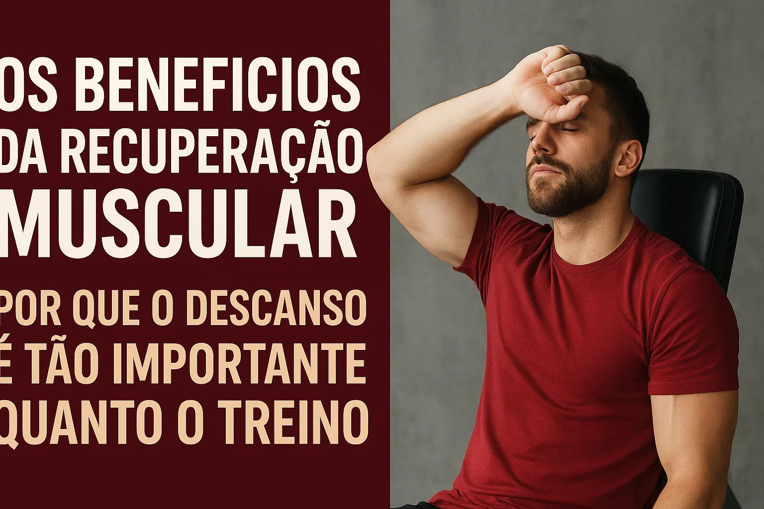 💤 OS BENEFÍCIOS DA RECUPERAÇÃO MUSCULAR: POR QUE O DESCANSO É TÃO IMPORTANTE QUANTO O TREINO