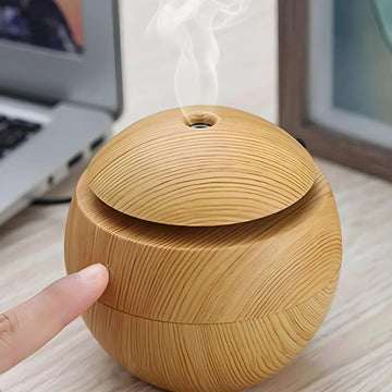 UMIDIFICADOR E AROMATIZADOR DIFUSOR DE ÓLEOS ESSENCIAIS USB – 7 CORES LED RELAXANTES