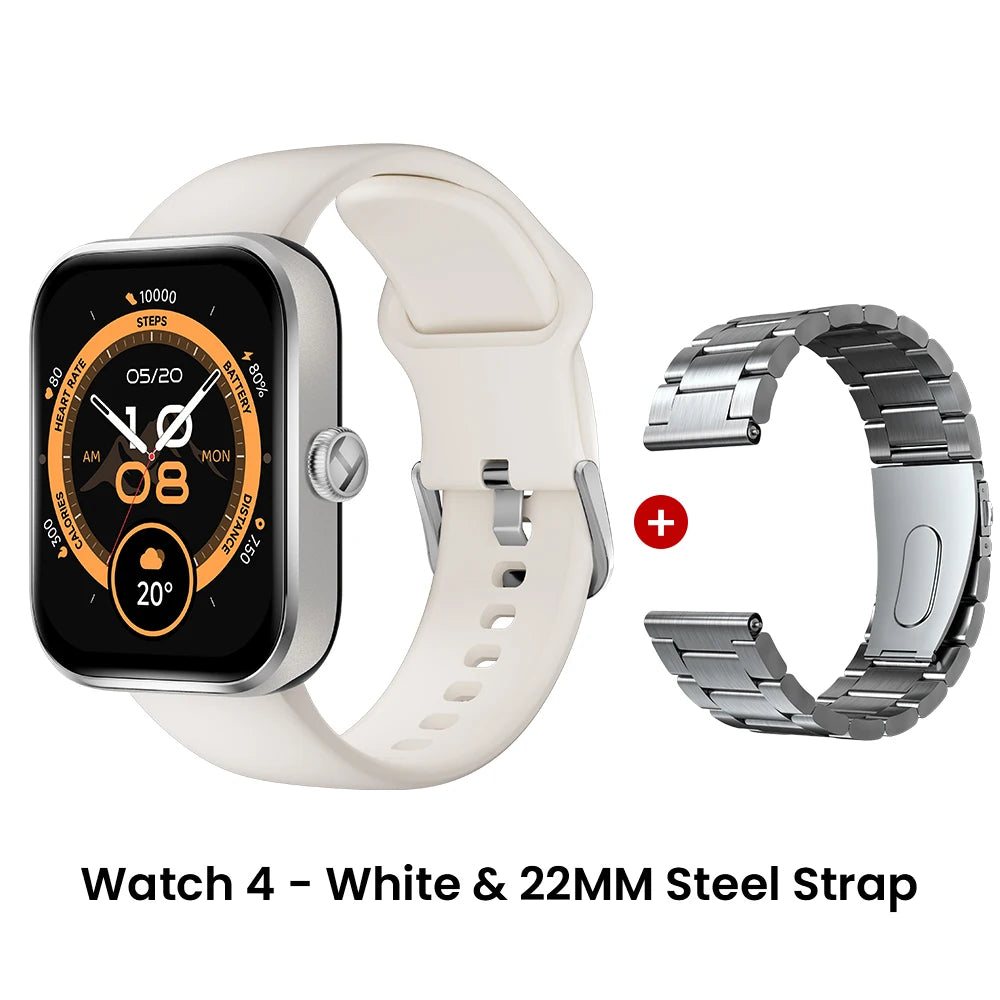 SMARTWATCH HAYLOU WATCH 4 – GPS INTEGRADO, CHAMADAS BLUETOOTH, 1.93’’ HD, 120+ MODOS ESPORTIVOS, IP68