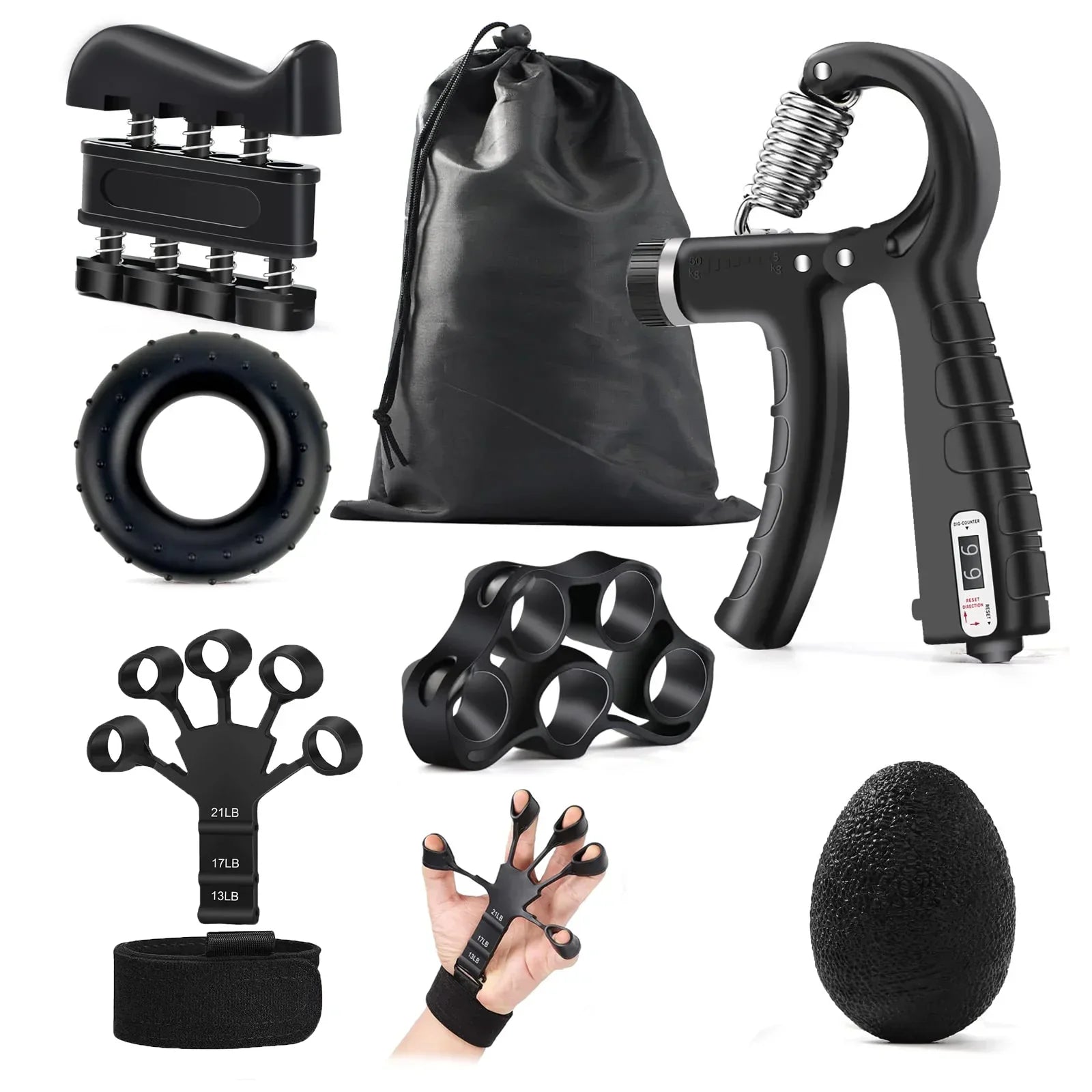 Kit de Fortalecimento de Mãos e Antebraço